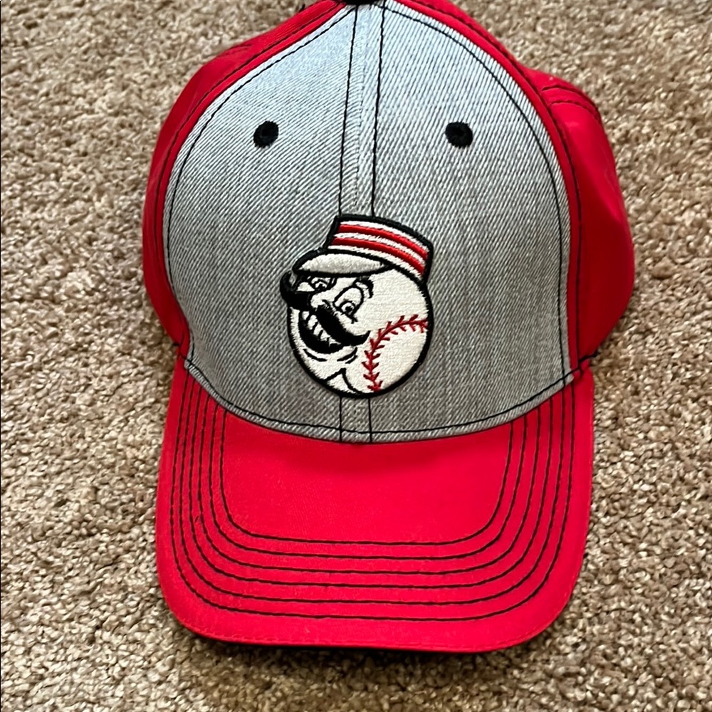 Cincinnati Reds Mr. Redlegs adjustable baseball hat